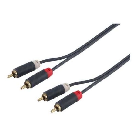 Cavo Premium da 2 spine RCA audio a 2 spine RCA audio - 2m