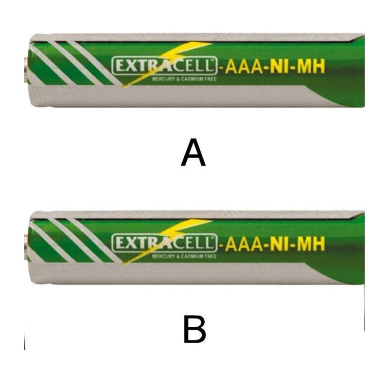 Batterie Ricaricabili Ni-MH ministilo 1,2V 700mAh (AAA UM4)