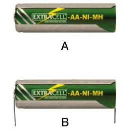 Batterie Ricaricabili NiMH stilo (AA UM3) 1,2V - 2200mAh