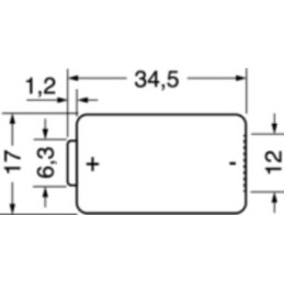 Batteria litio CR123 3V Panasonic