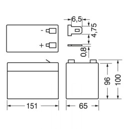 BATTERIA RICARICABILE AL PIOMBO