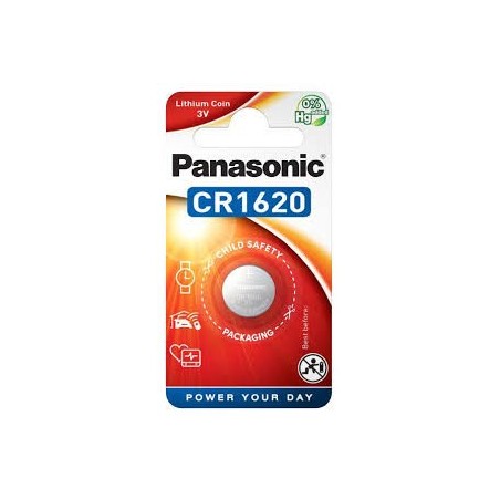 Batteria litio CR1620 3V Panasonic