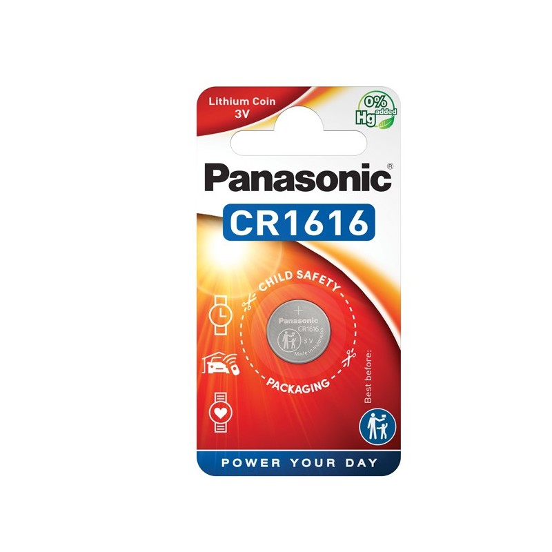 Batteria litio CR1616 3V Panasonic