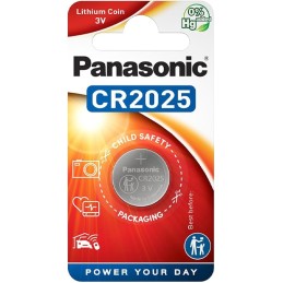 Batteria litio CR 2025 3V Panasonic