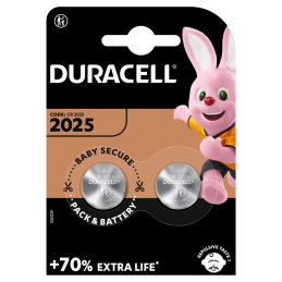 Batteria litio CR 2025 3V Duracell