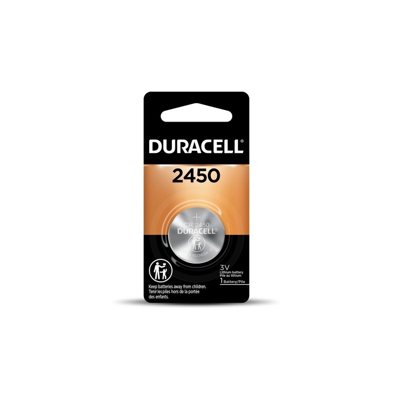 Batteria litio CR 2450 3V Duracell